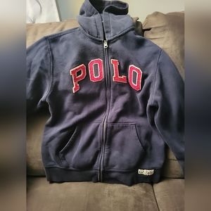 Kids polo ralph lauren zip up spellout